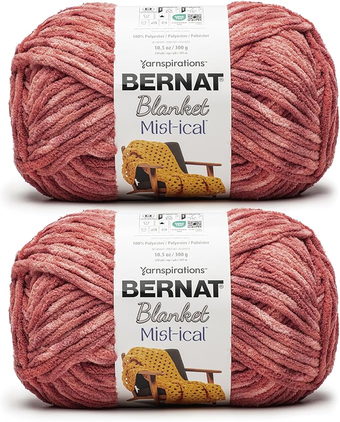 Bernat Blanket Mist-ical Earthenware 2 Pack of 300g Yarn