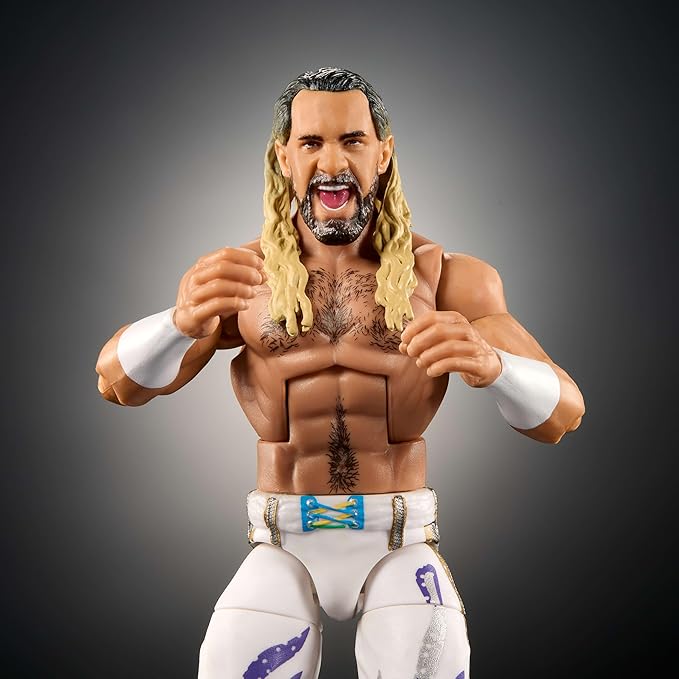Mattel WWE Elite Action Figure & Accessories, Series #117 6-inch Collectible Seth “Freakin” Rollins with 25 Articulation Points & Swappable Hands