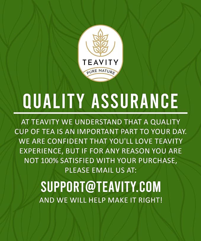 Organic Moringa Green Tea with Peppermint Tea Pods for Keurig - Naturally Caffeinated by Teavity (12 Tea Pods)