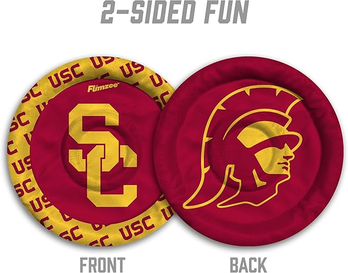 YouTheFan NCAA USC Trojans Flimzee Bean-Bag Flying Disc