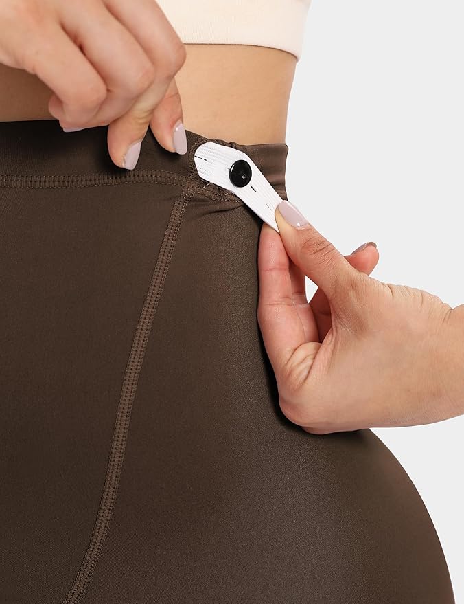 Buttergene 1 Pack Women's Maternity Leggings with Pockets Over The Belly Pregnancy Active Wear Workout Yoga Tights Pants