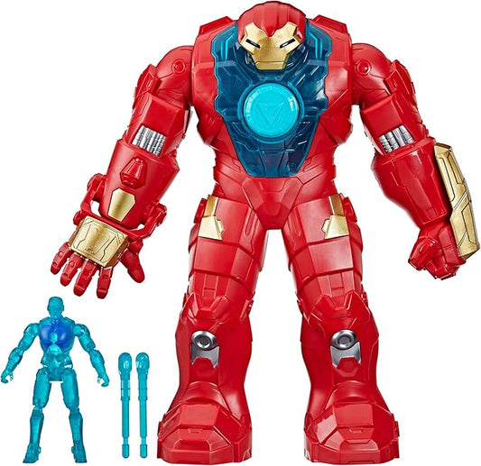 Marvel Avengers VenomVersus Epic World of Action Iron Man & Hulkbuster Armor Figure Set with Accessories, 4-Inch (10 cm) Super Hero Toys, Kids Ages 4+
