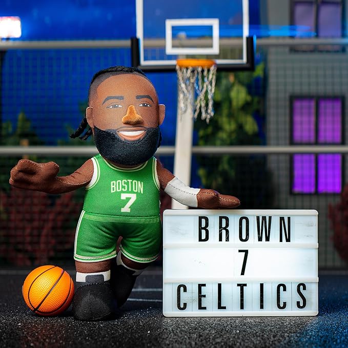 Bleacher Creatures Boston Celtics Jaylen Brown 10" NBA Plush Figure - A Superstar for Play Or Display