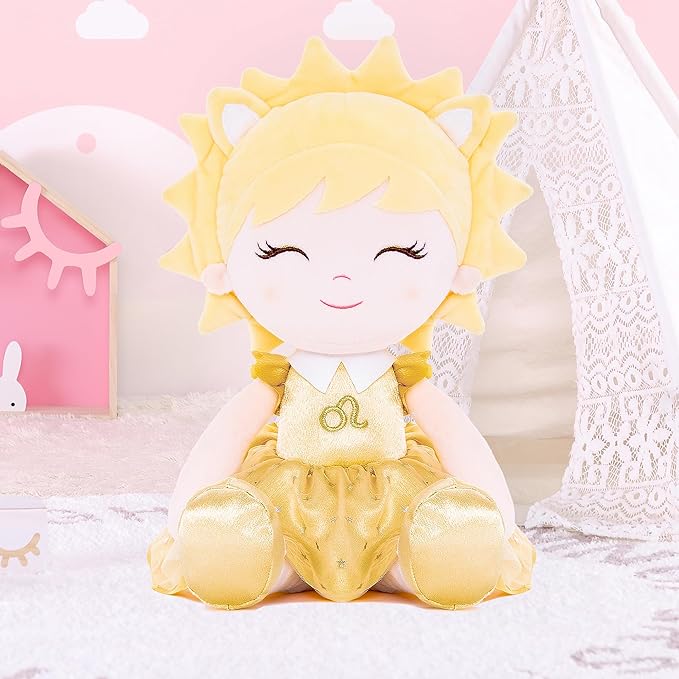 Baby Girl Gifts Plush Dolls Constellations Zodiac Doll Birthday Gift 17 inches Leao