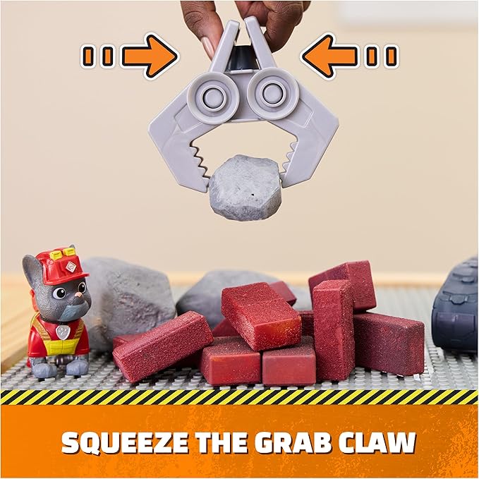 Rubble & Crew Charger's Mega Power Crane, Toy Truck with Charger Figure & 2 Detachable Tools, PAW Patrol Kids Toys for Boys & Girls Ages 3 and Up