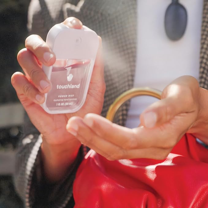 Touchland Hand Sanitizer Spray, Dye Free Trio - 3 x 1 FL OZ