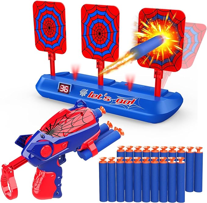 Shooting Toys for 3-12 Year Old Boys,Shooting Targets Age 4-6 6-8 Outdoor Games Garden Toys Family Fun for Birthday Halloween Christmas Easter Gifts for Boys Girls