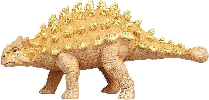 Gemini&Genius Ankylosaurus Dinosaur Toy Action Figure, Saichania Toy, Gift, Xmas Stocking Stuffer, Birthday Cake Topper, Family Party Gift for Kids 3 Year Olds and Up