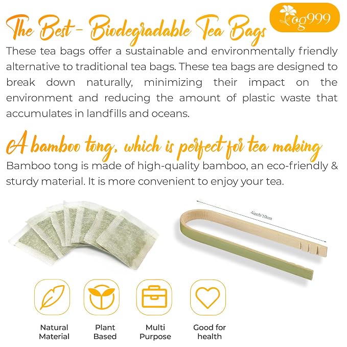 120 Tea Bags - Anti-Inflammaherb Loose Leaf Tea, 100% Natural from Ginger, Turmeric, Peppermint, Black Pepper, Cinnamon. Made with Natural Material Tea Bags. No Sugar, No Caffeine, No Gluten, Vegan.