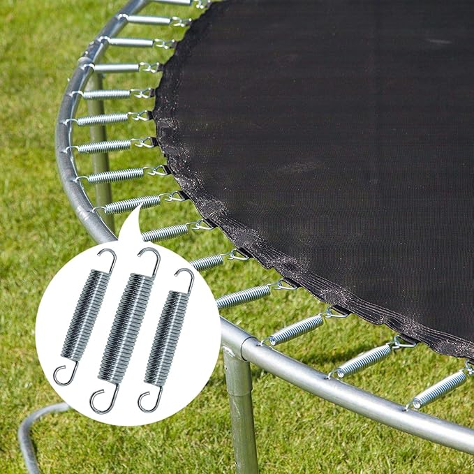 5.5-7 Inch Trampoline Springs Heavy Duty Stainless Steel Replacement Spring, Set of 16