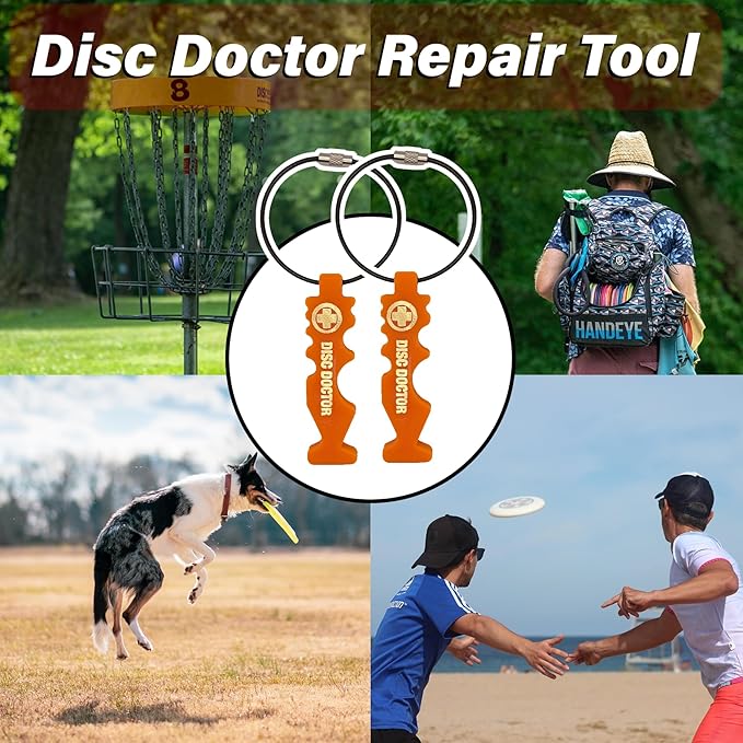 Repair Tool for Disc Golf Discs, Disc Golf Bag Accessory to Repair a Disc During or After a Round