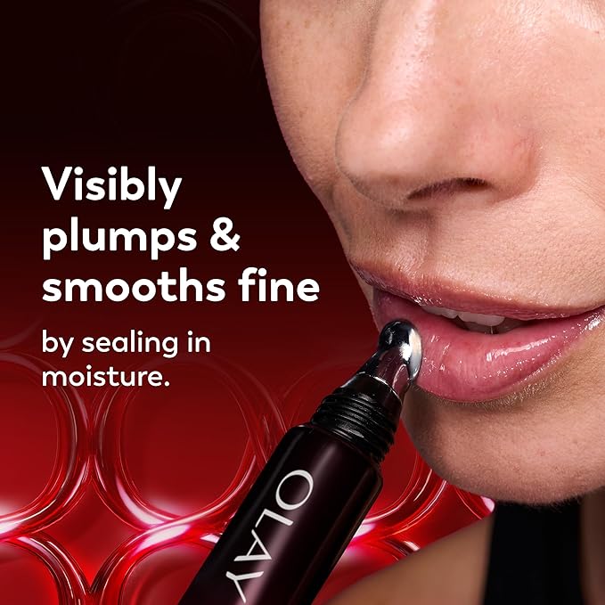 Olay Regenerist Nourishing Treatment, Lip Balm, Plumping Lip Gloss for Women, Fuller Looking Lips & Smoothed Lines, 3-in-1 Mask, Plumper, Gloss - Anti-Aging Skin Care, Shea Butter & Coconut Oil, 0.5oz