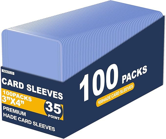 100 Hard Card Sleeves Card Toploaders for Protection for Baseball Football Premium Top Loaders for Cards, Ensuring Safety (100 Hard Sleeves)