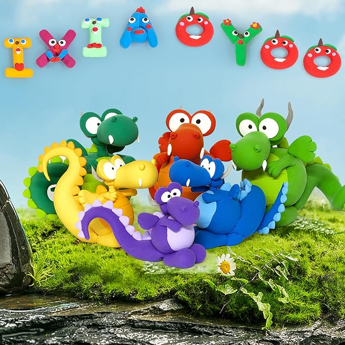 Air Dry Clay for Kids, 158 Colors DIY Modelling Clay Kit，Arts & Crafts Set for Schoo, Safe & Non-Toxic Birthday for Boys Girls Ages 3-12
