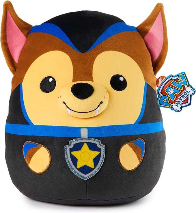 PAW Patrol Dracula Chase Squish Plush, Official Toy from The Hit Cartoon, Special Edition Squishy Stuffed Animal for Ages 1 and Up, 12”