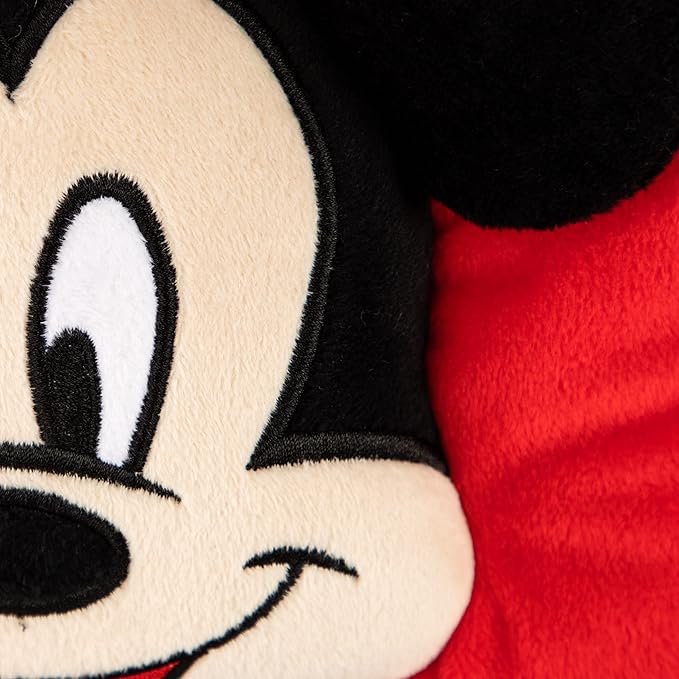 Jay Franco Disney Mickey Mouse 3D Snuggle Pillow - Super Soft – Measures 15 Inches (Official Disney Product)