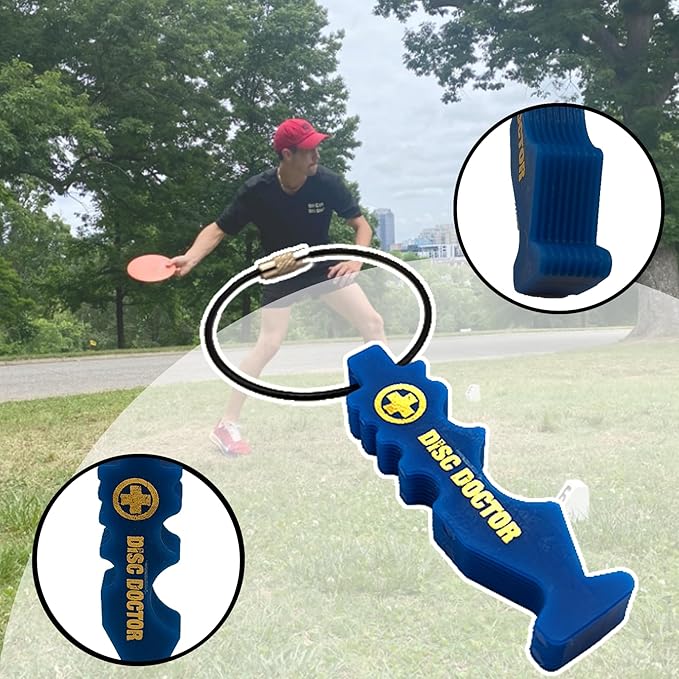 Repair Tool for Disc Golf Discs, Disc Golf Bag Accessory to Repair a Disc During or After a Round