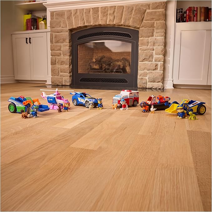 Paw Patrol: Search & Rescue, Marshall Rescue Responder Vehicle with 2 Figures, Toy Truck with Pull-Back Action, Kids Toys for Boys & Girls Ages 3+
