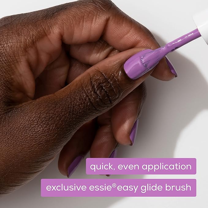 essie Nail Polish, Salon-Quality Black Nail Polish, UnGuilty Pleasures, Vegan, Home By 8, 0.46 fl oz