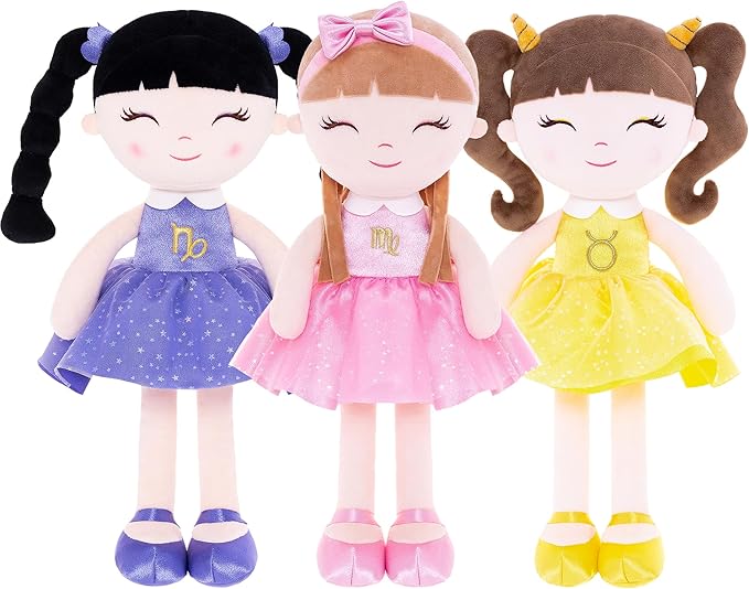 Baby Girl Gifts Plush Dolls Constellations Zodiac Doll Birthday Gift 17 inches Ariess