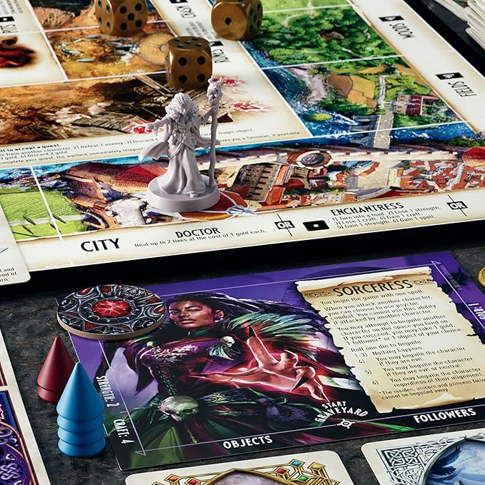 Avalon Hill Talisman: The Magical Quest Board Game, 5th Edition | Fantasy Tabletop Adventure Games | Ages 12 and Up | 2 to 6 Players | Roleplaying Strategy Games