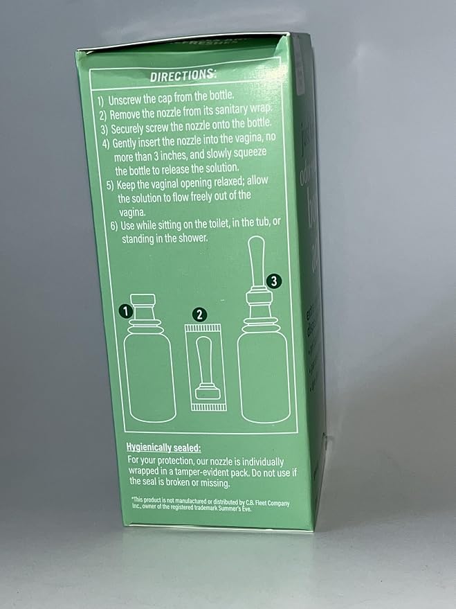 Odor Reducing Boric Acid Disposable Douche, pH Balanced, Paraben Free, Dye Free, 4.5 fl oz