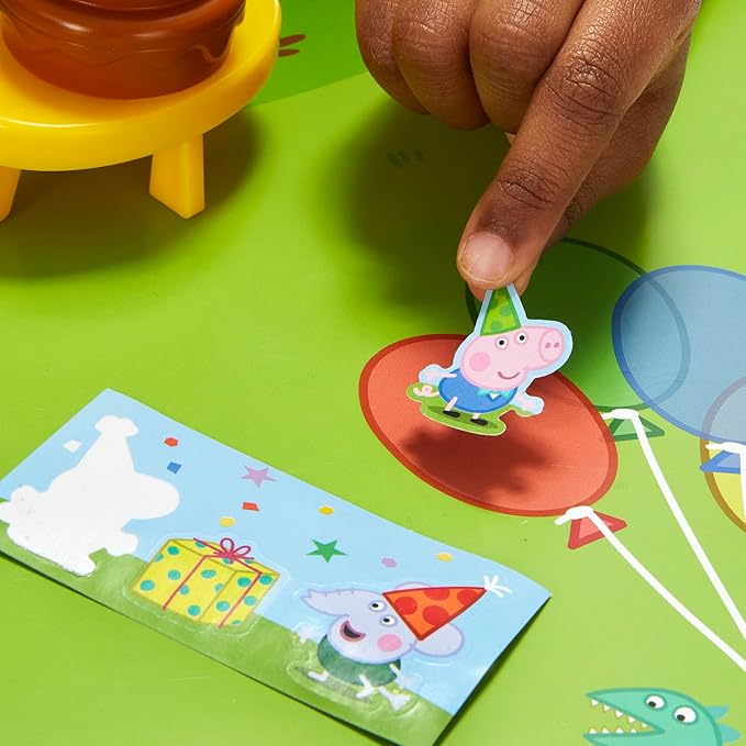 PEPPA PIG George's Party Advent Calendar with 24 Surprise Toys and Stickers Including 5 Figures, Preschool Toys for Girls and Boys 3 and Up (Amazon Exclusive)