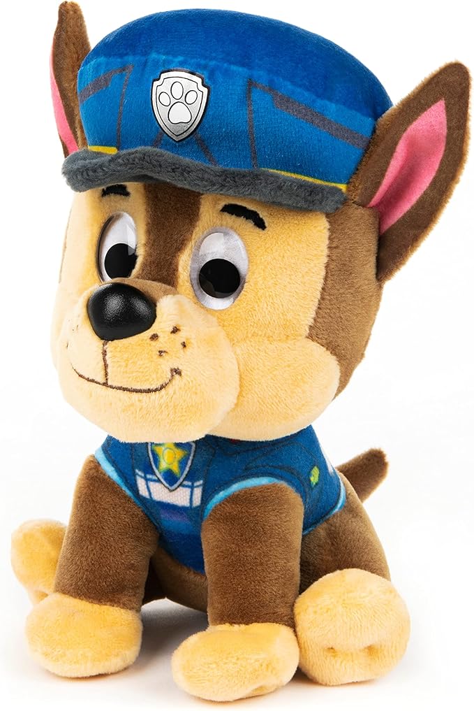 GUND PAW Patrol: The Movie Chase Plush Toy, Premium Stuffed Animal for Ages 1 and Up, 6”
