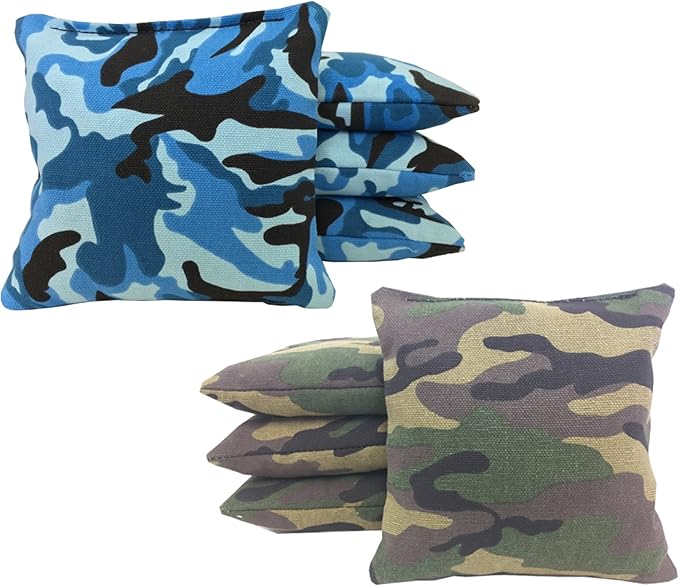 Tailgating Pros Regulation Cornhole Bags - Set of 8 - Corn Filled & Handmade 25+ Color Options