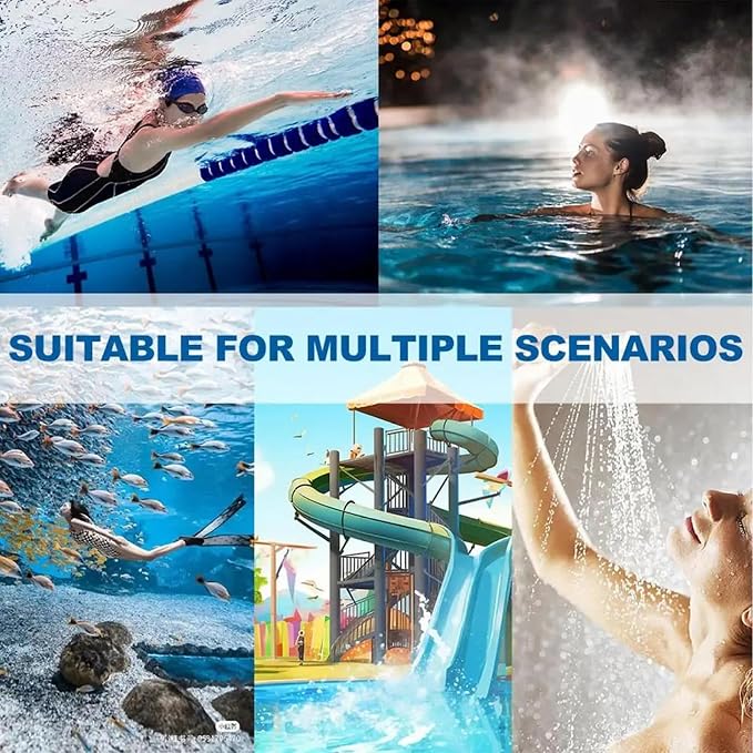Menstrual Pads for Swimming, 20 PCS Long Panty Liners with Soft Cotton Core, Disposable Protective Stickers for Swimsuits & Water Activities