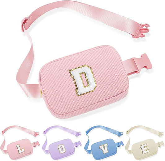 YOOLIFE Gifts for Kids, Girls Birthday Teen Girl Gift Trendy Stuff Pink Fanny Packs for Women Girls Kids Cross Body Bag Belt Bag Birthday Gifts for Sister Girlfriend Daughter Sister Gift (Pink D)