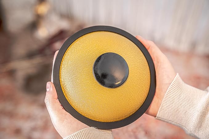 Meinl Sonic Energy Mini Steel Tongue Drum 6 Notes 6" with Mallets, Bag — Sound Healing Instrument for Musical Education, Meditation, ASMR, Yoga
