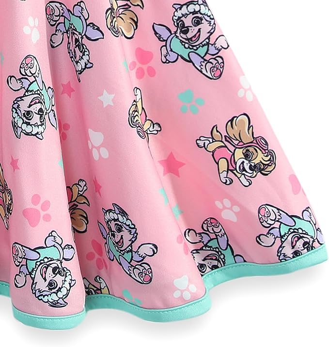 Paw Patrol Nickelodeon Girls Sleeveless Dress for Toddler and Big Kids