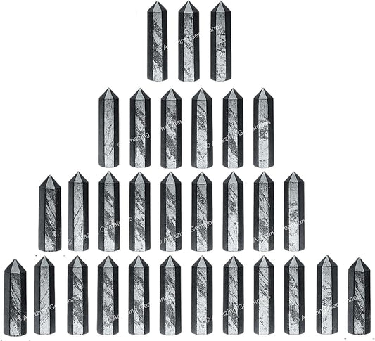 Amazing Gemstone Crystal Points Bulk Healing Crystals & Stones - Premium Single Terminated Healing Wand Point Bulk Crystals for Crafts, Crystal Grid, DIY Work