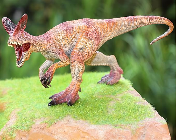 Gemini&Genius Dilophosaurus Dinosaur Toys for Kids, Dino Action Figure, Party Supplies, Dinosaur World Cool Birthday Gifts to Kids