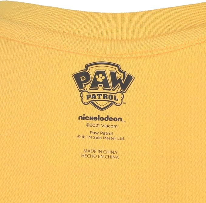 Paw Patrol Boys Nickelodeon Boy's 3-Pack Paw Patrol Short Sleeve Shirt Set for Toddlers