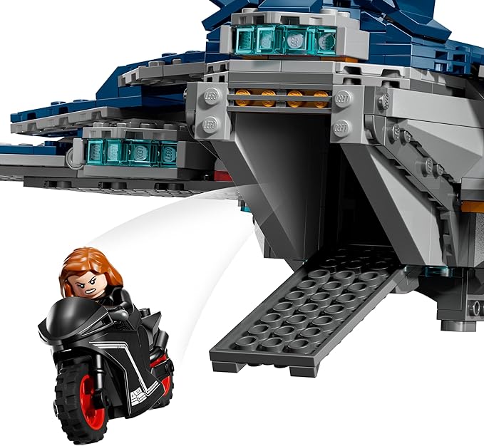 LEGO Marvel Avengers: Age of Ultron Quinjet - Kids Toy for Boys and Girls, Ages 12+ - Avengers Toy with 5 Marvel Action Figures - Collectible Decor & Playset - Gift Idea for Birthdays - 76325