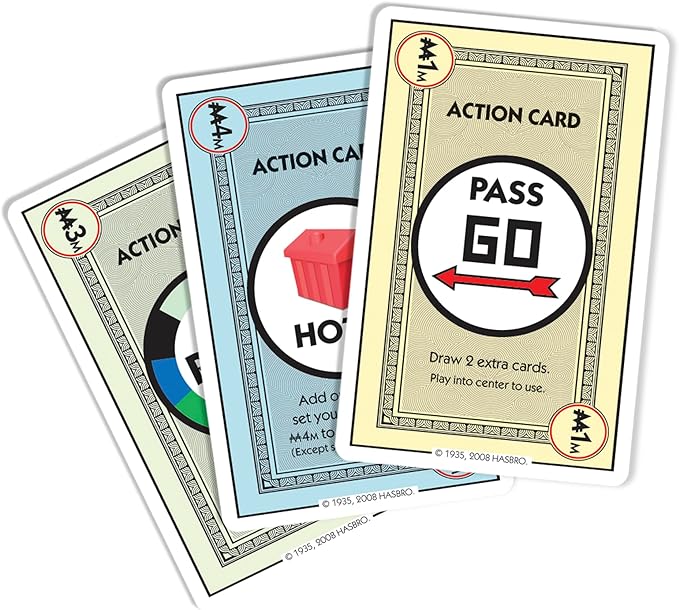 Monopoly Deal Card Game | Quick-Playing Card Game | Fun Games for Families and Kids | Ages 8 and Up | 2 to 5 Players | 15 Mins. | Travel Games