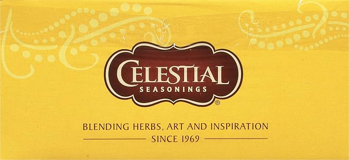 Celestial Seasonings Lemon Zinger Herbal Tea Box, Caffeine Free, 20 Tea Bags (Pack of 2)