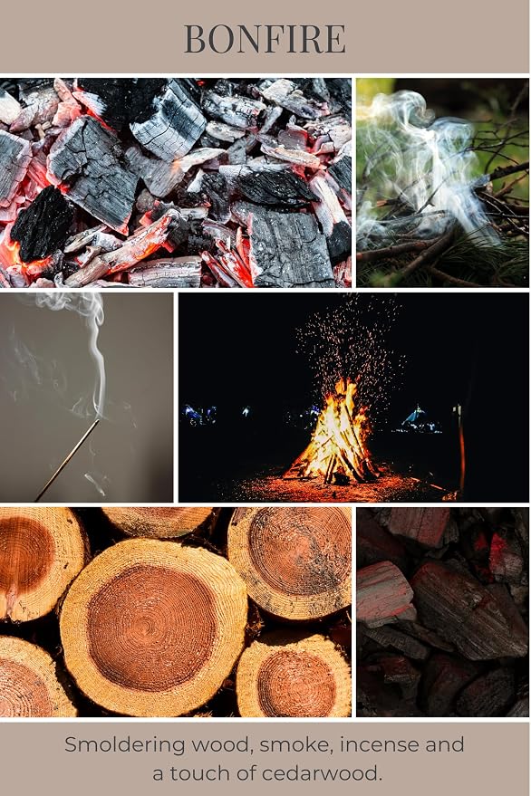 Eco Candle Co. Bonfire Soy Tea Light Candles, 10-Pk, 9 Hr Burn Time | Scents of Smoldering Wood, Smoke, & Incense - Recyclable, No Lead, Hand Poured, Made from Midwest Grown Soybeans