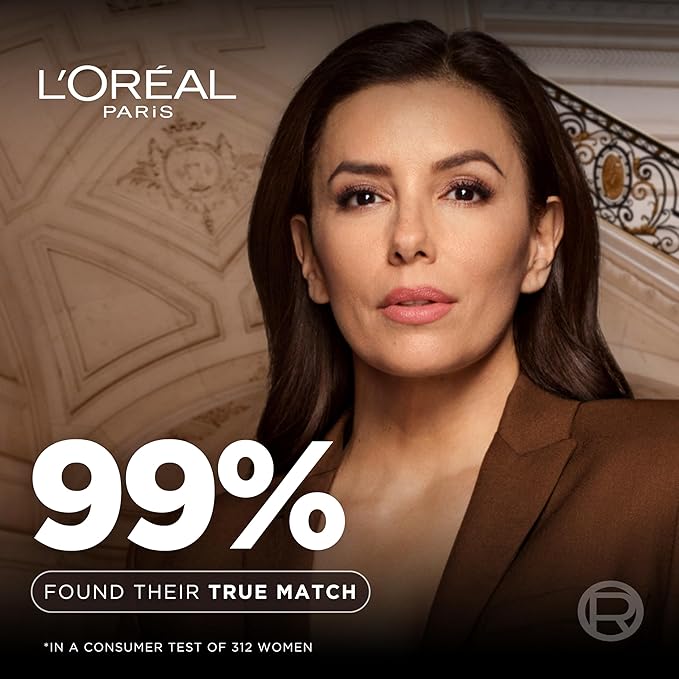 L'Oreal Paris True Match Super-Blendable Foundation, Medium Coverage Liquid Foundation Makeup, C7, Medium Deep, 1 Fl Oz (Pack of 2)