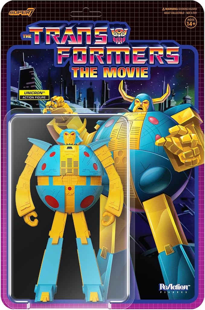 Super7 Transformers Unicron (Original Toy Prototype) - 6" Transformers Action Figure Classic Cartoon Collectibles and Retro Toys