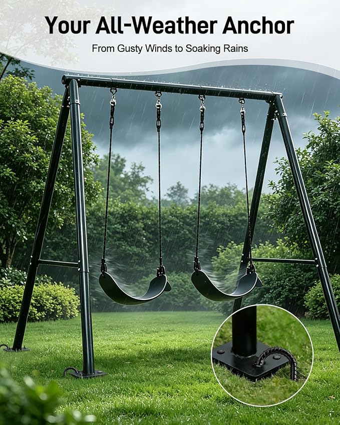 Joyhalo Ground Stakes 11.8 Inch 8 PCS Rebar Stakes U Hook, Heavy Duty Metal Trampolines Wind Stakes, Galvanized Steel Ground Anchors for Tents, Swing Set, Fences, Outdoor Decorations and More