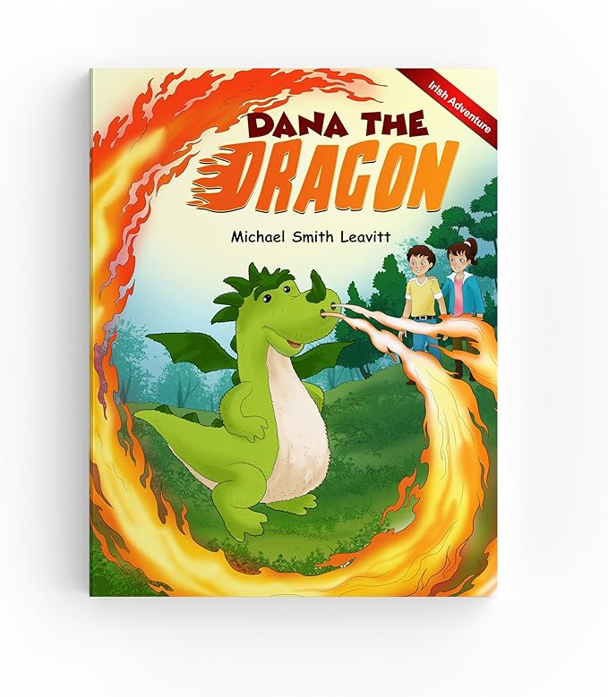 Dana The Dragon Stuffed Animal and Storybook Set About Bravery & Teamwork - Interactive Storytelling Bundle with Dragon Plush & Full-Color Illustrations for Ages 3-8