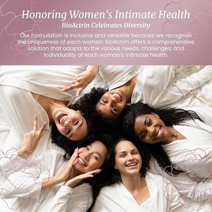 SIGNIFY NATURE Bioactrin Vaginal Probiotics for Women, 56 Pills | Bacterial Vaginosis & Yeast Balance Support, BV Probiotic, pH & Vaginitis Support, Women's Intimate Health, Daily Wellness
