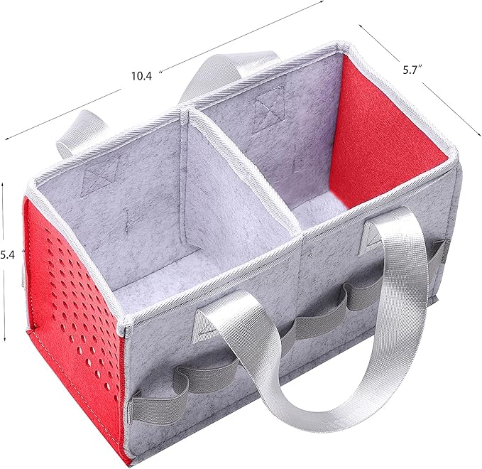 MEILADY-X Case for Toniebox Starter Set - Bag for Tonies Box Kids Hard Case with Handle | Portable Travel Portable Carry Case for Toniebox Starter Set Compatible with Tonies Figure (Red)
