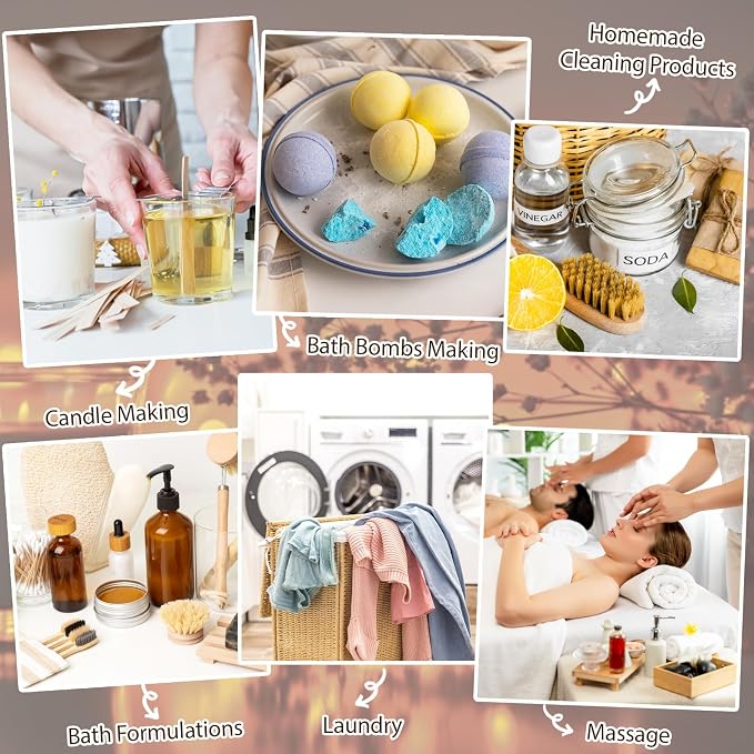 Essential Oil Set, 15 Pcs Fragrance Aromatherapy Oils for Skin, Diffusers, Home Care, Humidifier Laundry, Candle Making - Tea Tree, Sandalwood, Lavender, Vanilla, Peppermint and More(5mL)