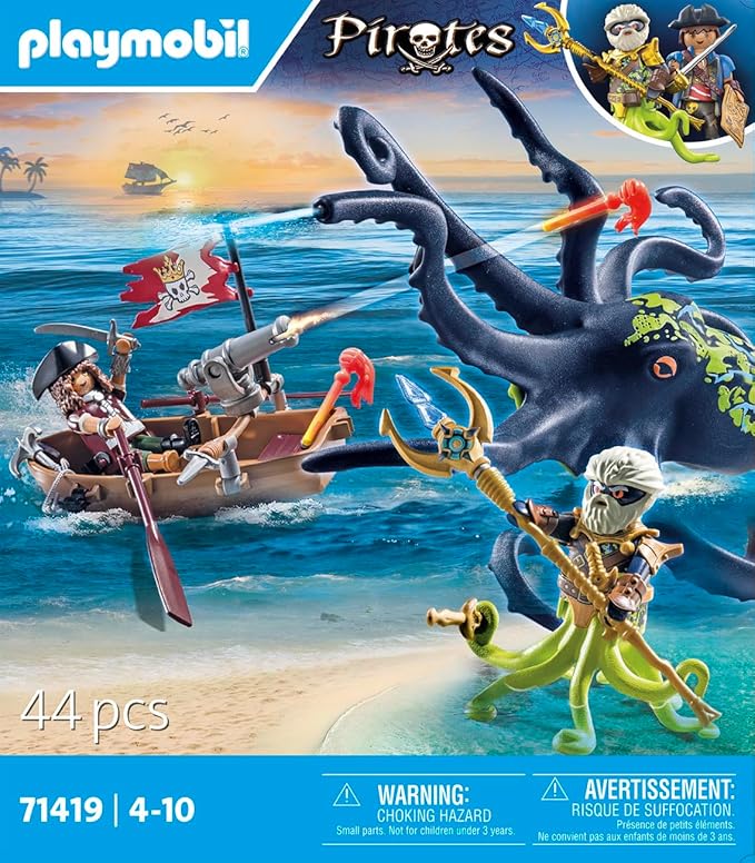 Playmobil Pirates: Battle with The Giant Octopus