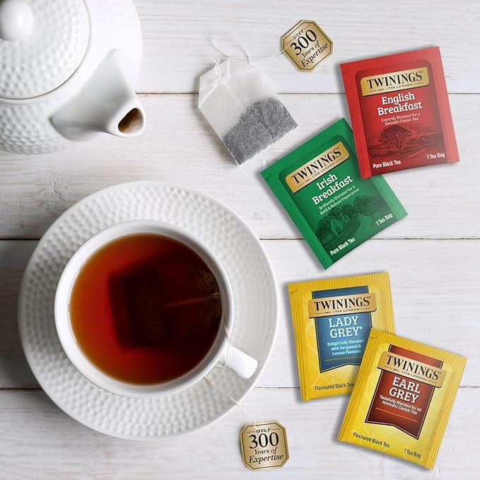 Twinings Tea Bags Sampler Assortment Variety Pack (144 Count) 36 Different Flavours for Tea Lovers: Her, Him, Women, Men, Couples, Family, Friends, Coworkers