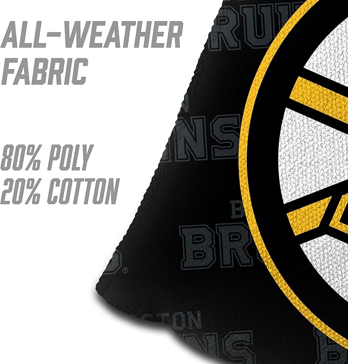 YouTheFan Officially-Licensed NHL Set of 4 Cornhole Bags - All Weather Regulation 6” x 6” Size - 16oz Weight - Designed in USA